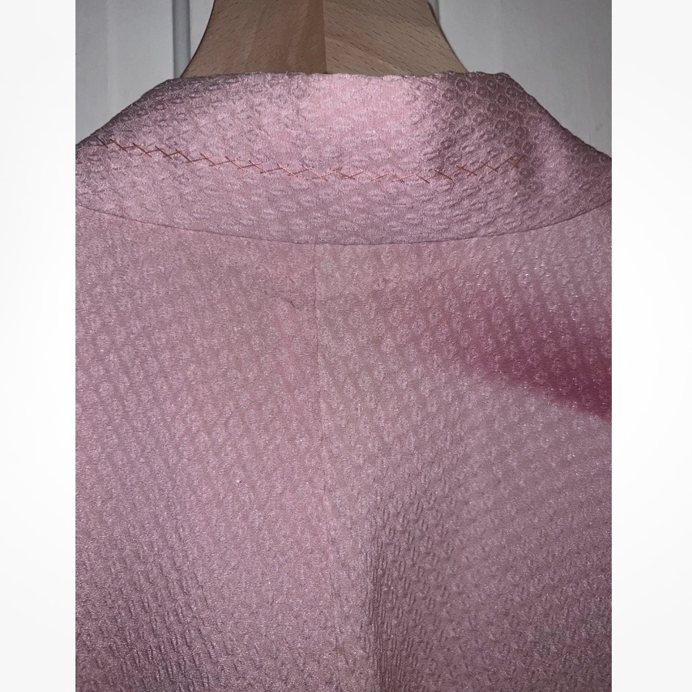 Vintage Haori Pink Ombré Reversible Satin Kimono Jacket fairy Robe S M L - Picture 9 of 14